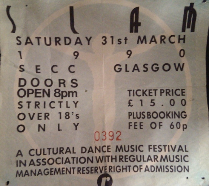 Slam at the Glasgow SECC 31 March 1990